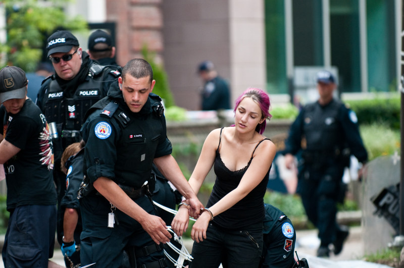 Scarlett arrested