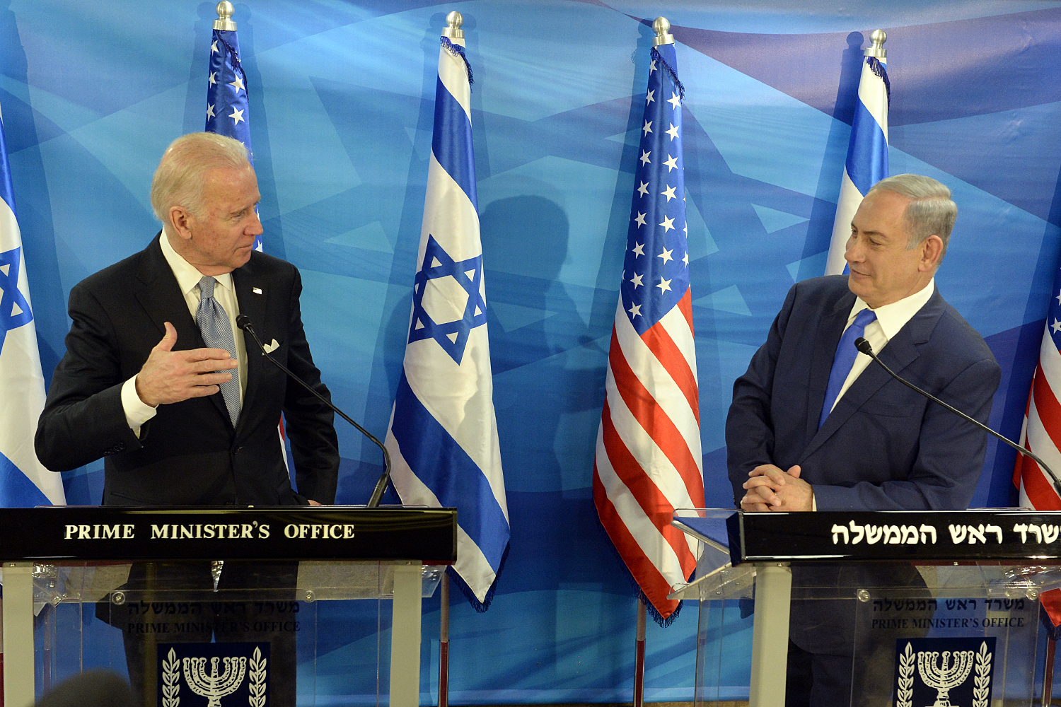 Biden Netanyahu Image U.S. Embassy Tel Aviv Wikimedia Commons