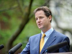 Lib-Dem leader and deputy Prime Minister Nick Clegg. Photo: Prime Minister's Office.