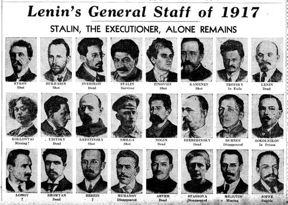 Lenins general staff 1917 executed Image public domain