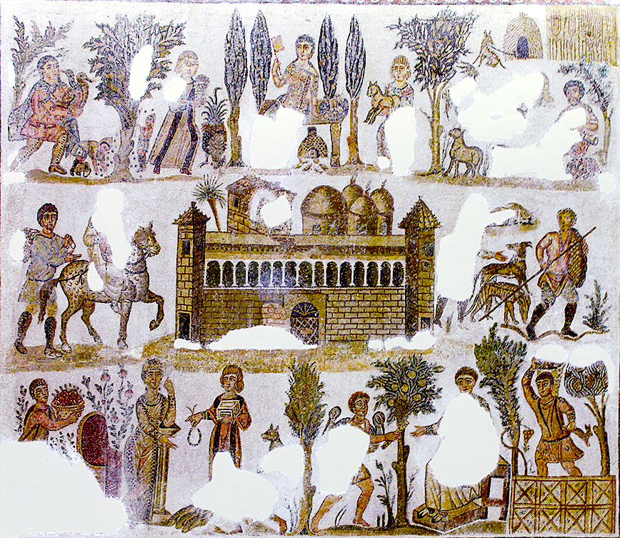 Dominus Julius mosaic in the Bardo National Museum12240864473 cropped