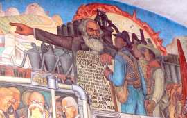 Murales Rivera   Treppenhaus 7 Marx